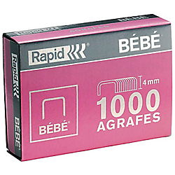 Agrafes Bébé - Cuivrées - 4 mm - Boîte de 1000