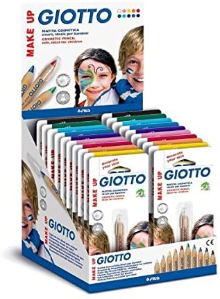 Giotto Make Up - Blister 1 crayon de maquillage en présentoir de 10 (10 couleurs