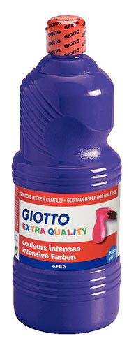 Giotto Gouache Extra quality super concentrée - Flacon 1L - violet