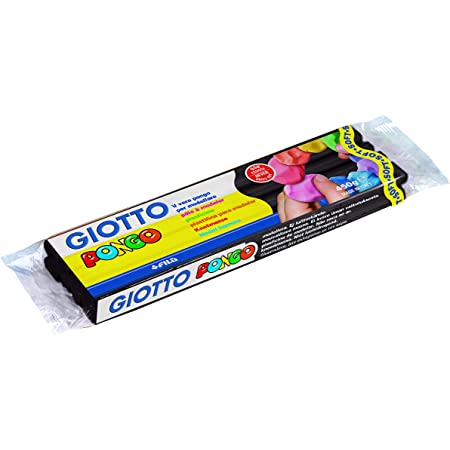 Giotto Pongo Soft - Pain de 450g noir