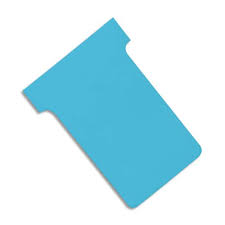Paquet 100 fiches planning- Indice 2- Bleu ciel