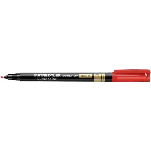 Lumocolor® 319 - Feutre permanent special pointe fine 0,6 mm rouge