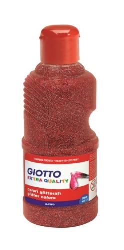 Giotto Gouache pailletée - Flacon 250 ml - Rouge