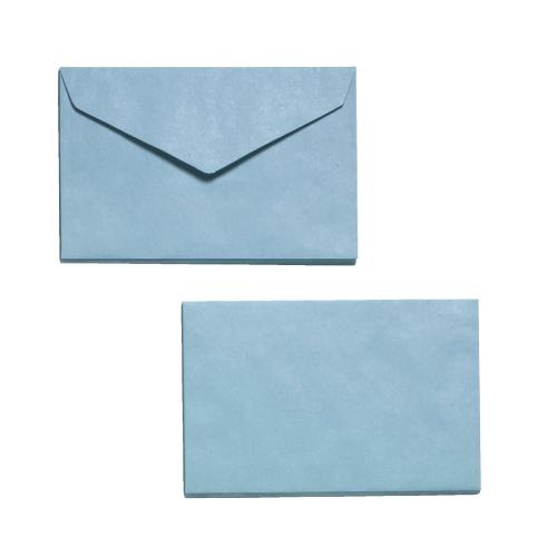 Boîte de 500 enveloppes 114 x 162 Bleu 72 Grs sans fenêtre patte triangulaire go