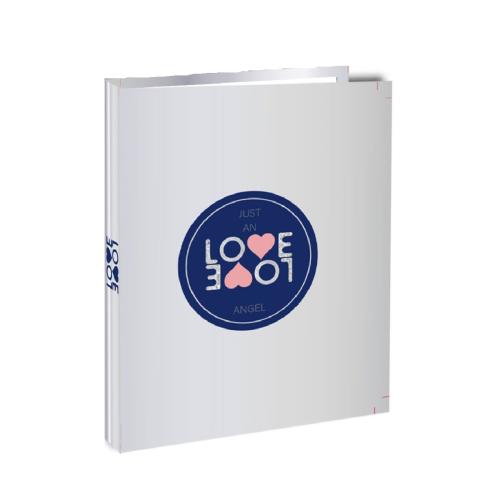 Classeur Love Love , matière Carton, dimensions (cm) : 26x32.