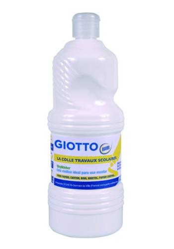 Giotto BIB - Flacon 1kg colle blanche travaux scolaires