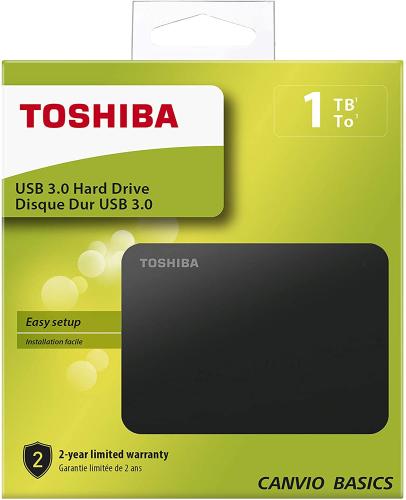 Toshiba Disque dur externe 2,5 1 To USB 3.0 Canvio Basics