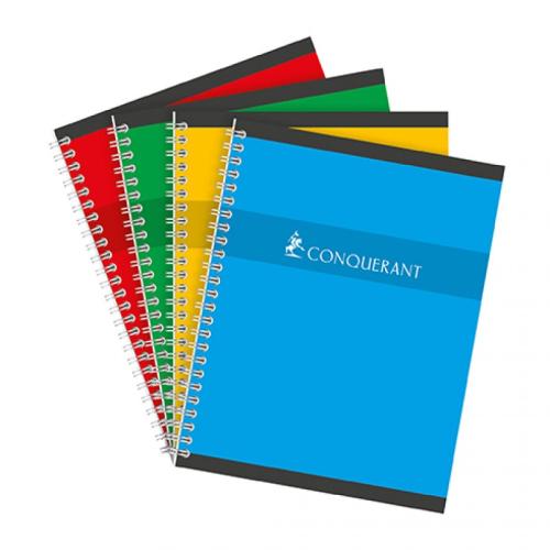 CAHIER RELIURE INTEGRALE A4 180 PAGES 90G Q5/5 OFFICE ESSENTIALS