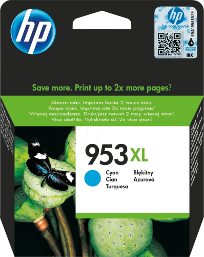 HP CRT 953XL - Cyan XL - 20 ml - 1 600 pages - pour OJ8710
