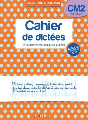CAHIER DE DICTEES CM2