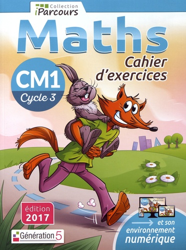 Maths CM1 Cycle 3 iParcours - Cahier d'exercices (Broché)
