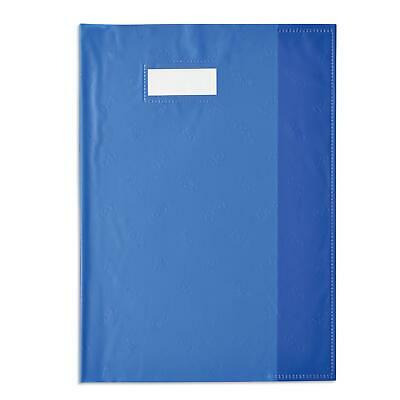 OXFORD Protège-Cahier SMS 24x32cm PVC Opaque 12/100ème Bleu