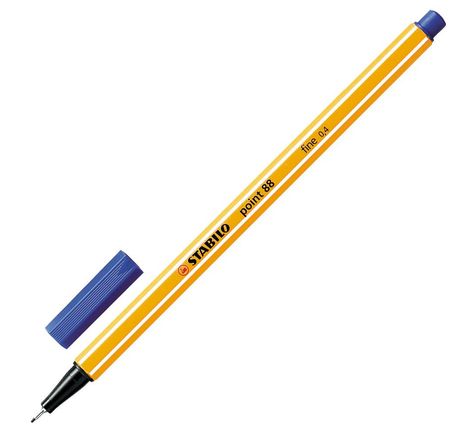 PROBox de 50 stylos-feutres STABILO point 88 40+10 GRATUITS - bleu