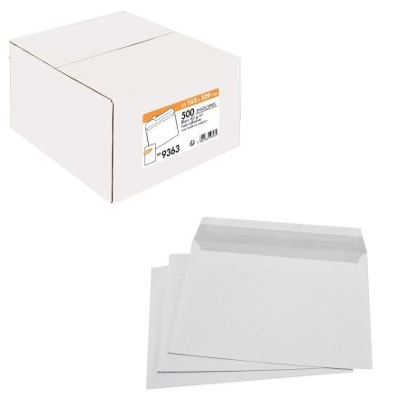 500 pochettes Enveloppes c5 162 x 229 mm - 90 gr - sans fenêtre