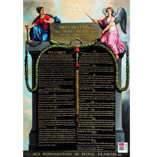 Poster pédagogique BOUCHUT Droits de l'Homme 52 x 76 cm