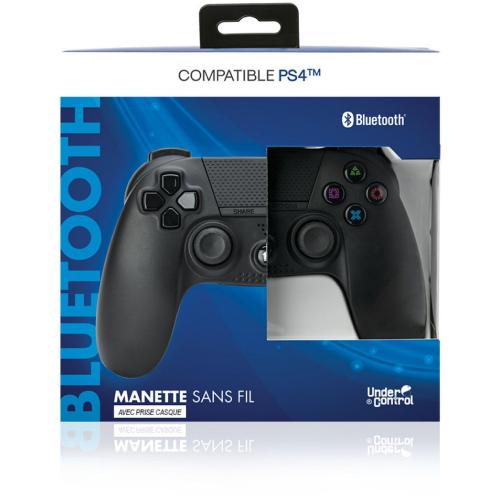 Manette sans fil/manette de jeu Under Control compatible avec PS4 - 11 boutons -