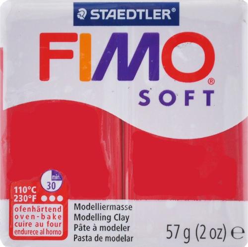 FIMO SOFT 57G ROUGE CERISE / 8020-26