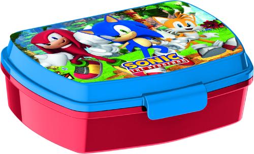 Lunch Box Sonic  matière , dimensions (cm) : 20x12,6x6,9.