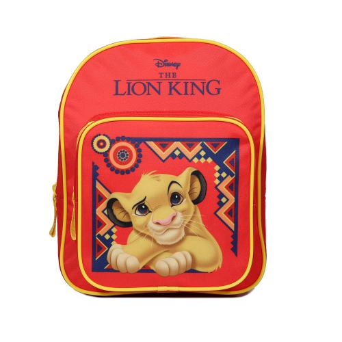 Sac A Dos 31 Cm à poche Le Roi Lion Orange matière Polyester, dimensions (cm) :