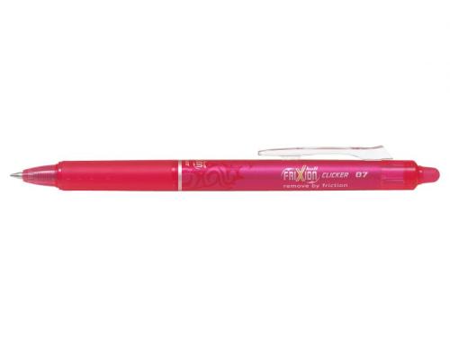 FRIXION BALL CLICKER - ROLLER ENCRE GEL - ROSE - POINTE MOYENNE