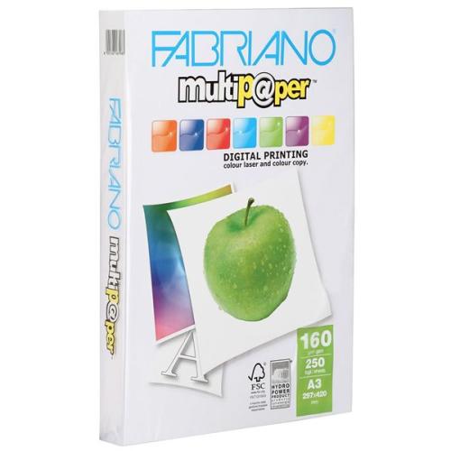 Fabriano Multipaper Papier multi-usages blanc A3 (297 x 420 mm) 160 g-m² 250 feu
