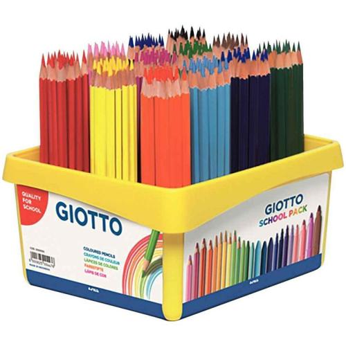 Giotto Elios Wood Free - Schoolpack 288 crayons de couleur         NEW