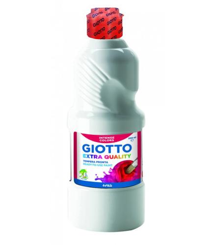 Giotto Gouache Extra quality super concentrée - Flacon 500 ml - blanc