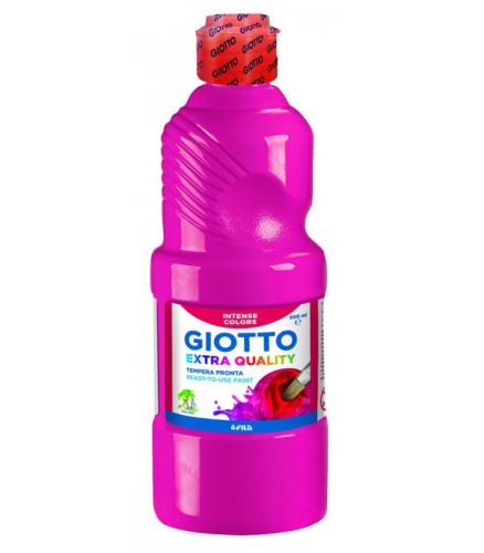 Giotto Gouache Extra quality super concentrée - Flacon 500 ml - magenta (rouge p