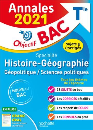  Spécialité Histoire-Géographie, géopolitique, sciences politiques Tle - Grand F