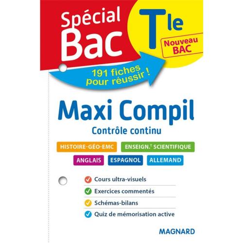 SPECIAL BAC MAXI COMPIL DE FICHES CONTROLE CONTINU TLE BAC 2021 - TOUT LE PROGRA