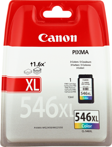 Canon CRT CL-546XL Cyan, Magenta, jaune XL