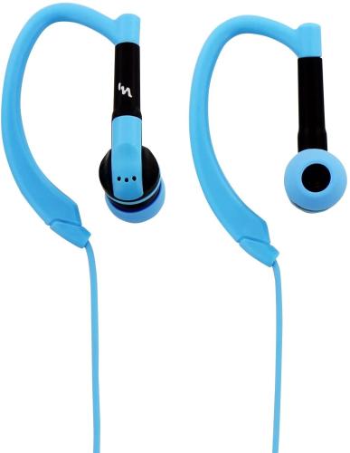 RUN'UP - écouteurs tour d'oreille water resistant avec kit piéton - noir/bleu