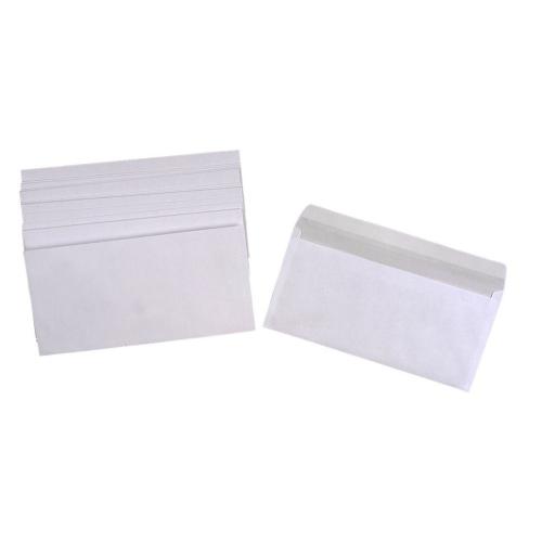 Boîte couleur de 500 enveloppes Format 110 x 220 blanc 80 Grs  Sans fenêtre   au