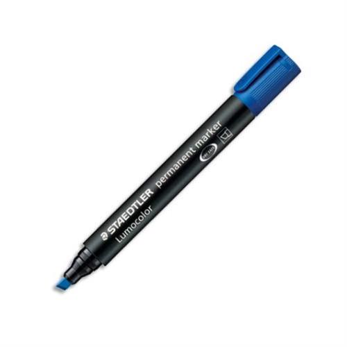 Lumocolor® 350 - Marqueur permanent pointe biseau 2 à 5 mm bleu