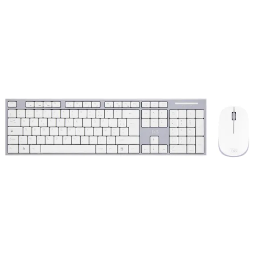 CLASSY - combo clavier AZERTY / souris sans fil - gris/blanc